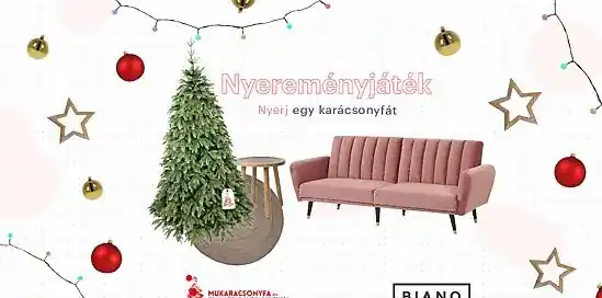 "Karácsonyi otthonom" nyereményjáték szabályai - Nyerj egy műkarácsonyfát