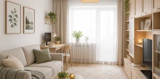Hogyan rendezz be egy egyszobás lakást konyhasarokkal