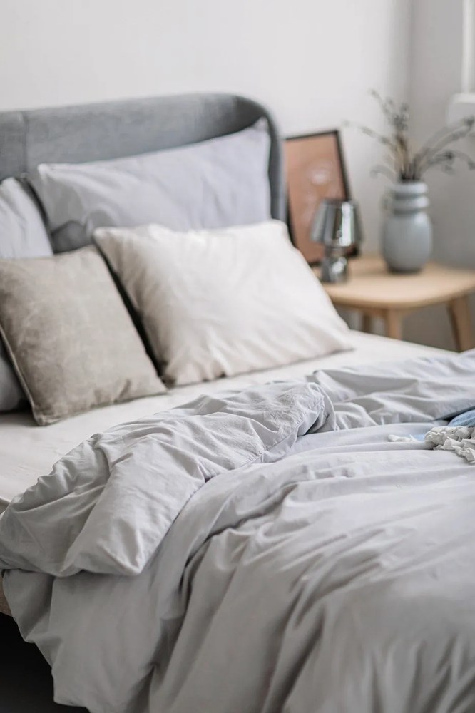 Kontur kékesszürke kerámia váza, magasság 29 cm - Kähler Design