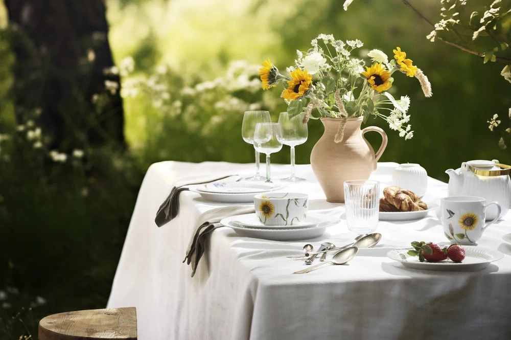 Fehér porcelán bögre 330 ml Hammershøi Summer – Kähler Design