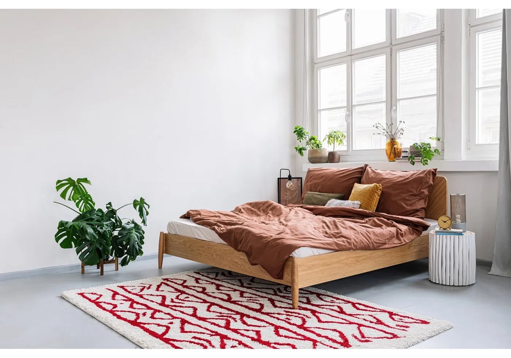 Filippo fehér teakfa tárolóasztal, ⌀ 35 cm - Kave Home
