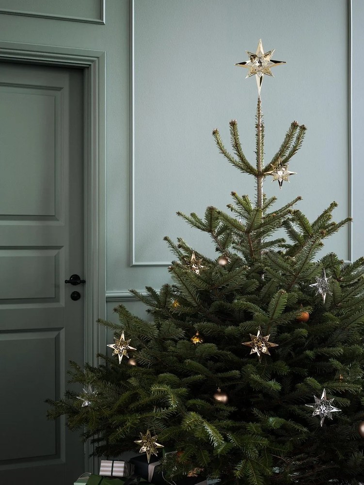 Ezüstszínű karácsonyi függődísz - Kähler Design