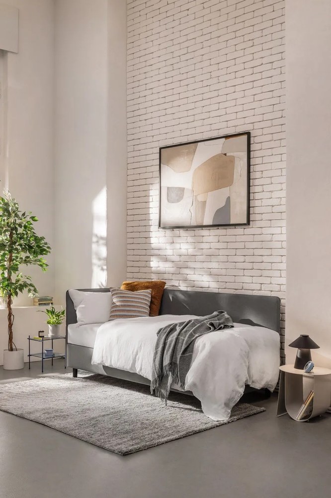 Fehér egyszemélyes len ágyneműhuzat 135x200 cm – Linen Tales