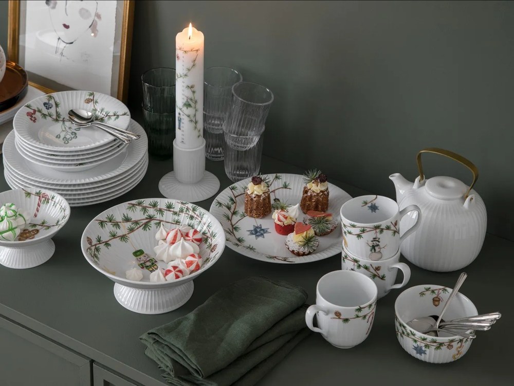 Hammershoi fehér porcelán teáskanna, 1,2 l - Kähler Design