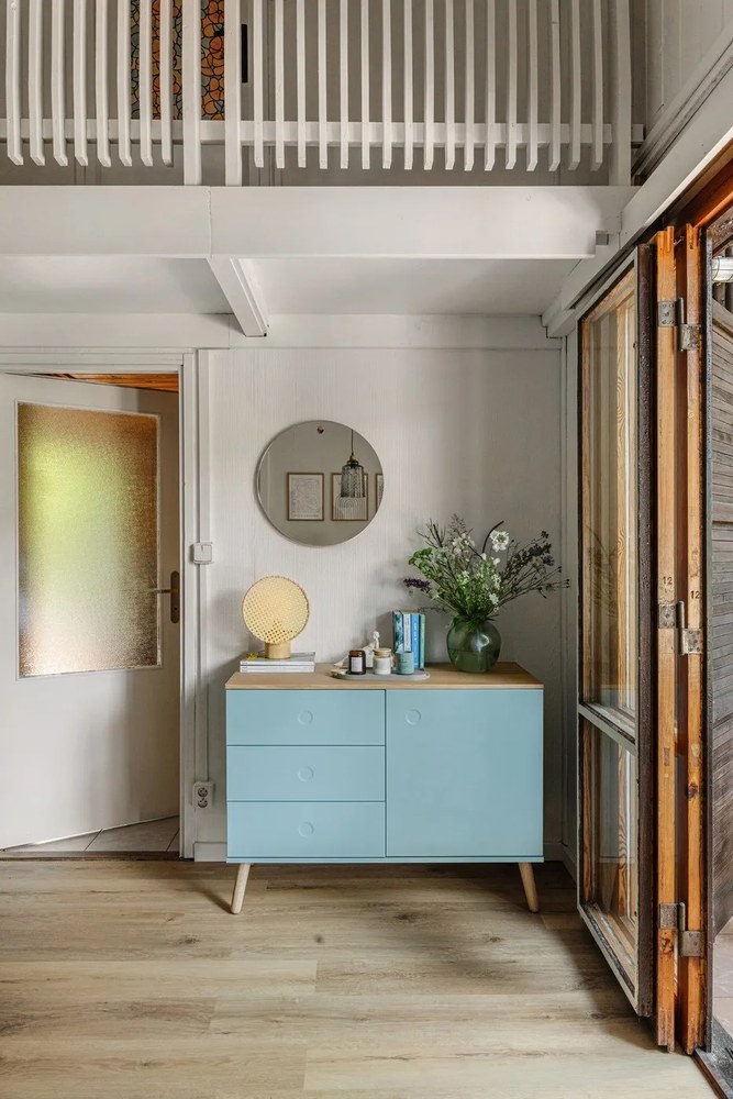 Sole zöld üveg váza, magasság 20 cm - Hübsch