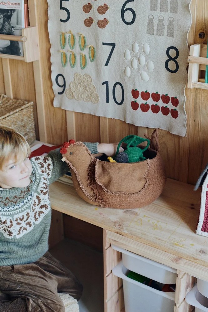 Gyerek fali dekoráció Farm Numbers – Lorena Canals