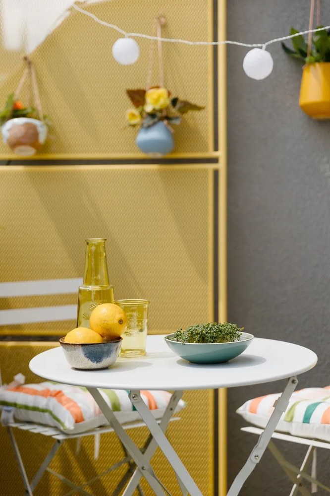 Retro fehér kerti bútorgarnitúra - Bonami Essentials