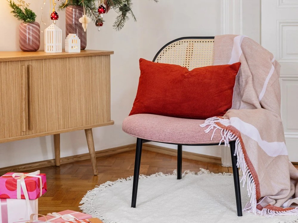 Candy 2 db-os rózsaszín-fehér üveg váza szett - Hübsch