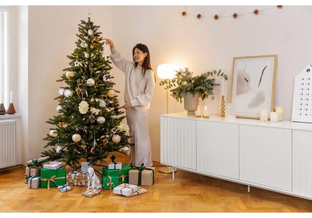 Fehér alacsony komód 211x80 cm Sierra – Teulat