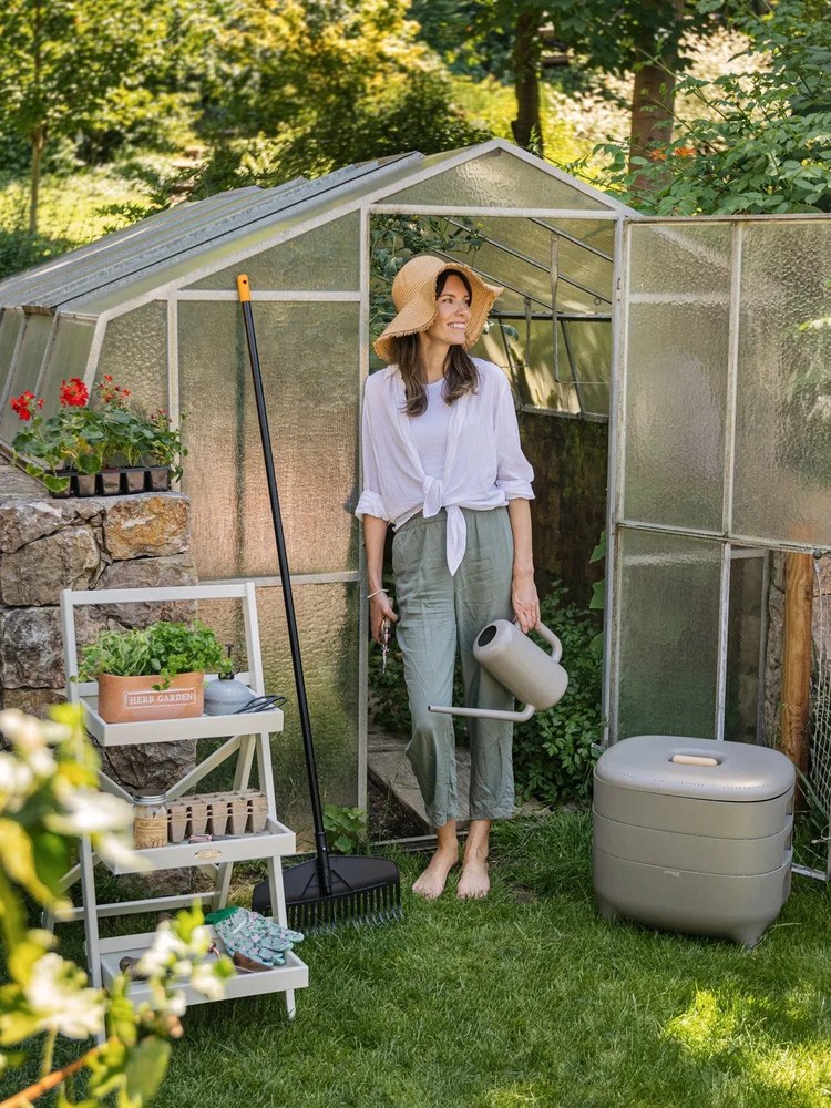 Szürke komposztáló 21,7 l Urbalive – Plastia