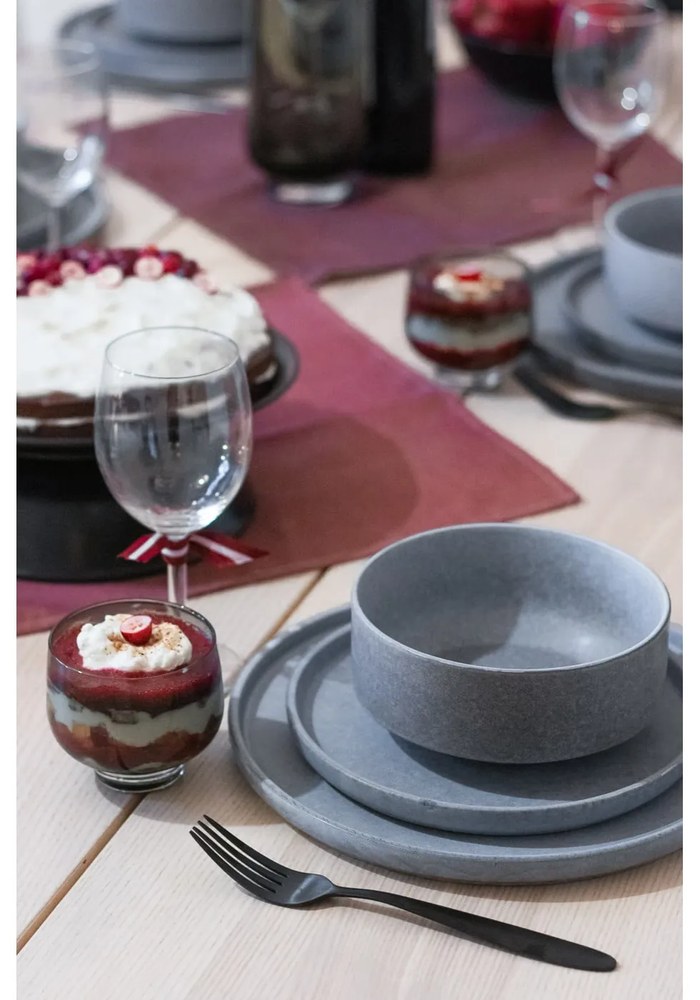 Cutlery Eleganza 4 db-os fekete evőeszköz készlet - Bloomingville