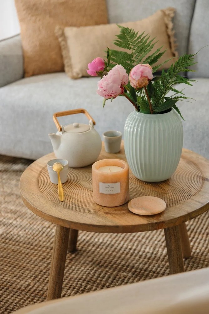 Dendron mangófa tárolóasztal, ⌀ 60 cm - Zuiver