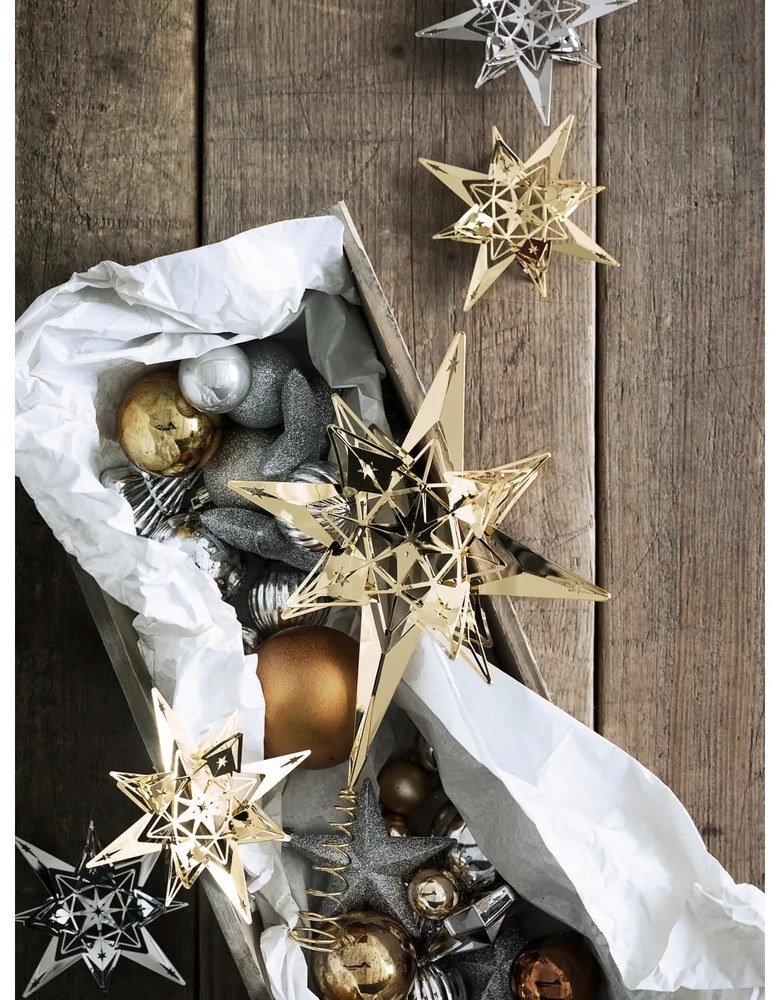 Ezüstszínű karácsonyi függődísz - Kähler Design