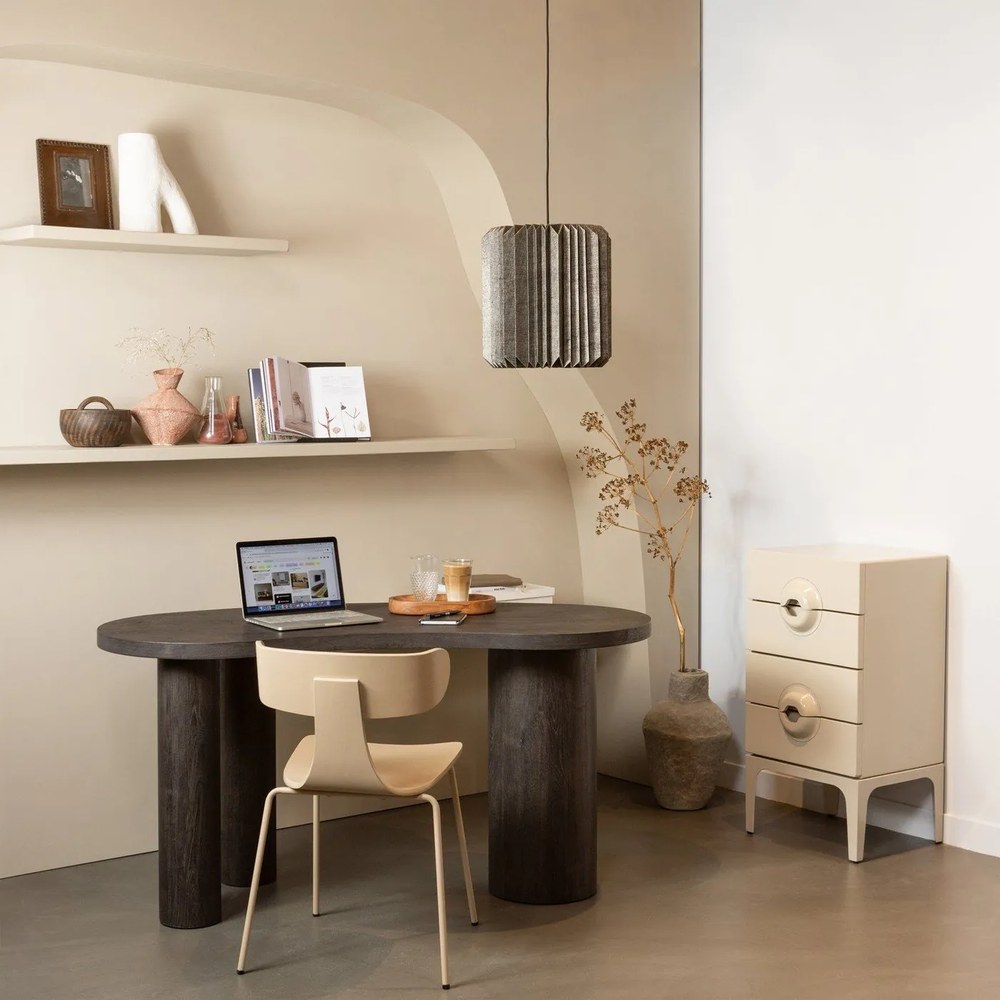 Natúr színű rakásolható étkezőszék kőrisfa dekorral Form – WOOOD