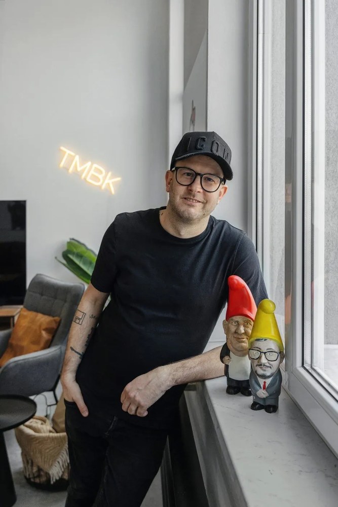 Inu fekete fém tárolókosár, ø 40,6 cm - Zone