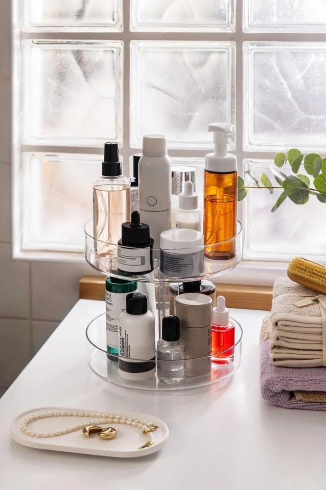 Műanyag forgó fürdőszobai rendszerező – Casa De Engel