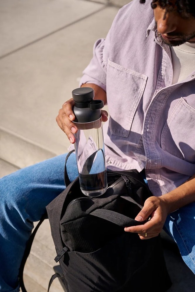 Fekete tritán ivópalack 500 ml Nordic black – Mepal