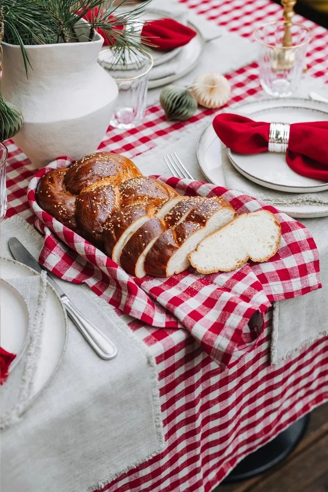 Agyagkerámia étkészlet 24 db-os Snow Heart – Bonami Essentials