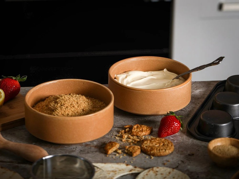 Malia 12 db-os tégla-narancssárga agyagkerámia étkészlet - Bonami selection