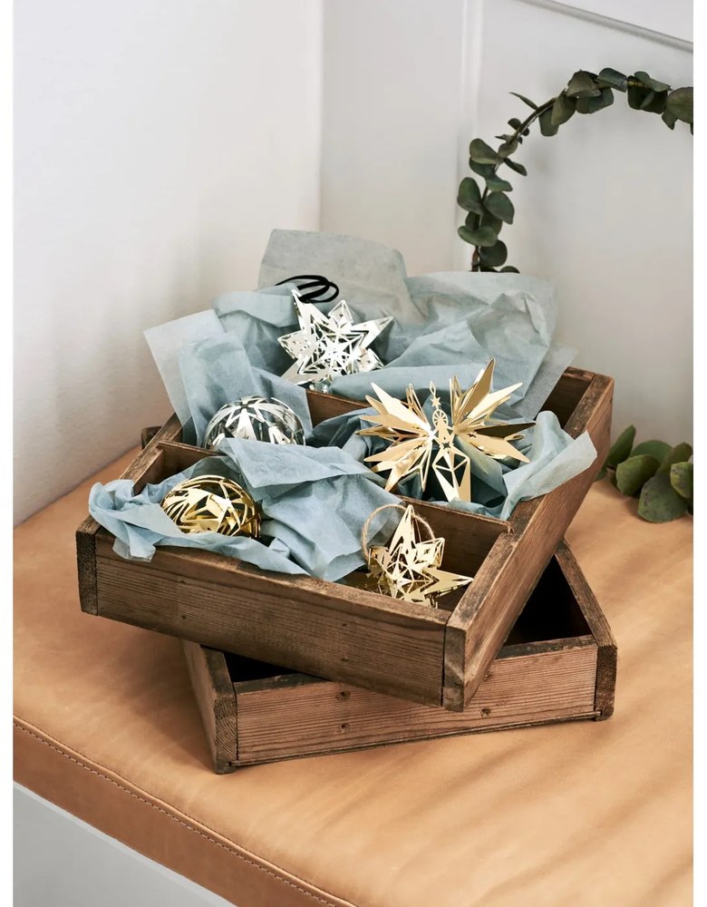 Ezüstszínű karácsonyi függődísz - Kähler Design