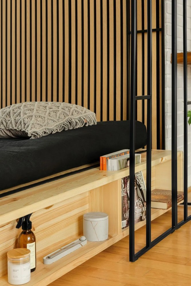 Fekete extra kemény futon matrac 180x200 cm Traditional – Karup Design