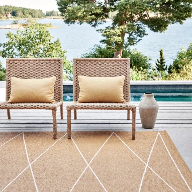 Kültéri párna 38x58 cm Sunny Amber – Pappelina