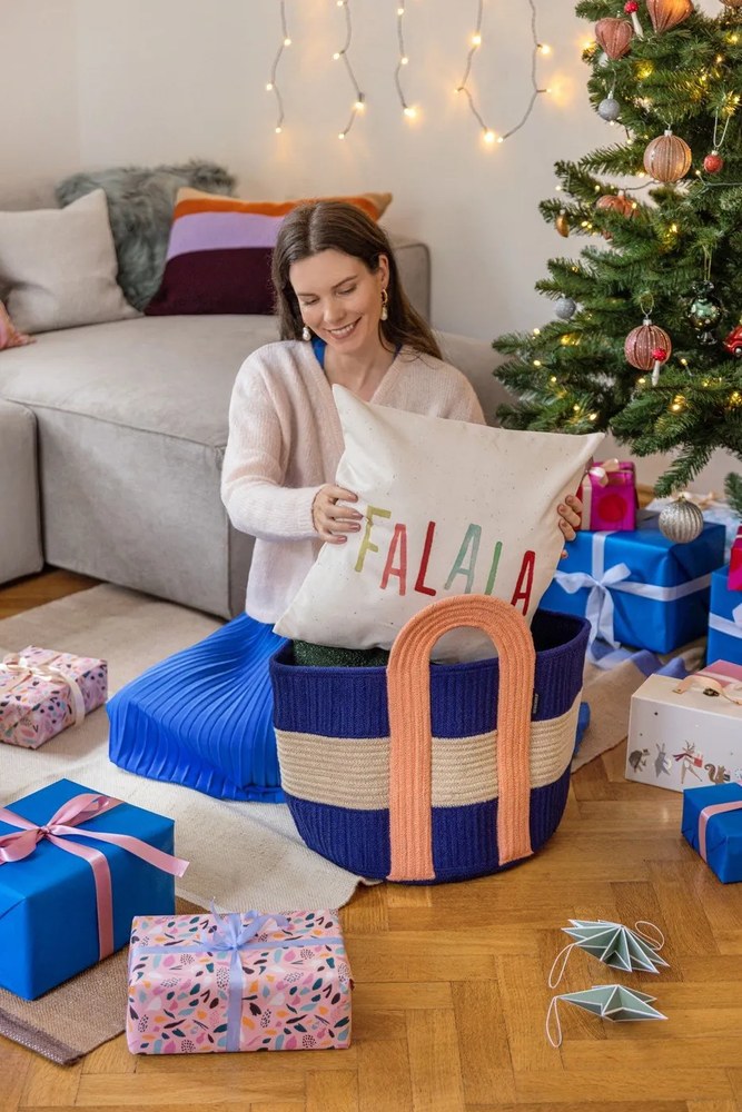 Párnahuzat karácsonyi mintával 43x43 cm – Kate Louise