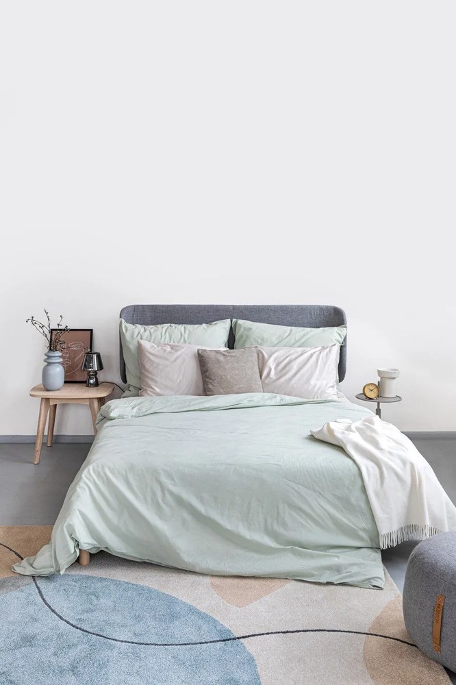 Kontur kékesszürke kerámia váza, magasság 29 cm - Kähler Design