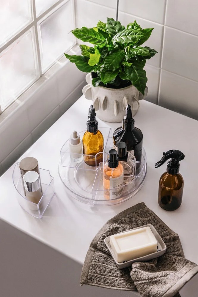 Műanyag forgó fürdőszobai rendszerező – Casa De Engel