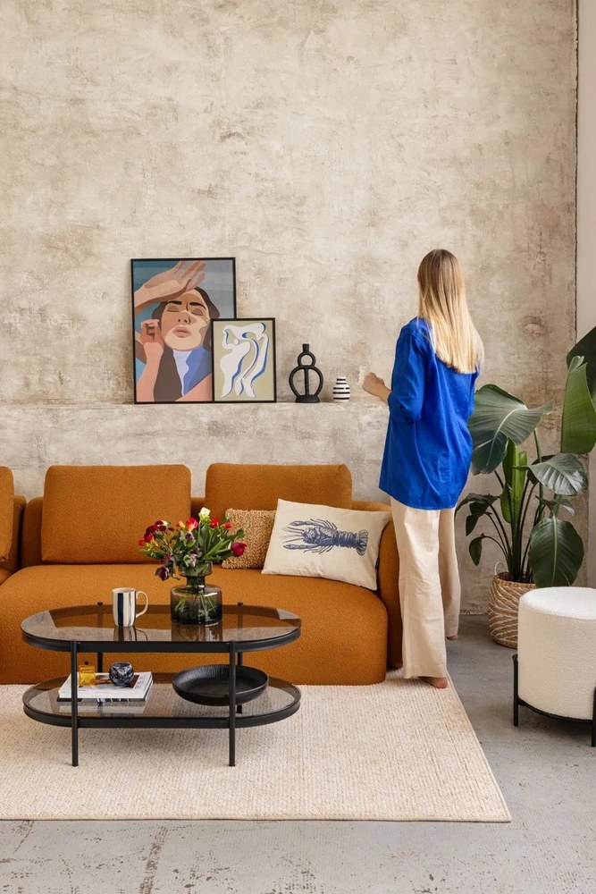 Purity világosbarna pamut párna, 50 x 30 cm - PT LIVING