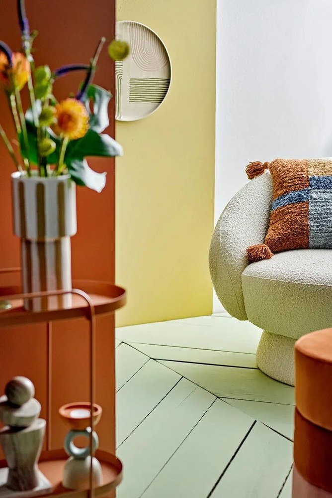 Fehér fotel Ted - Bloomingville