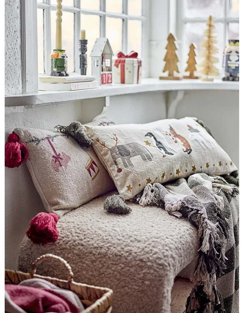 Krémszínű buklé pad Bobbie – Bloomingville