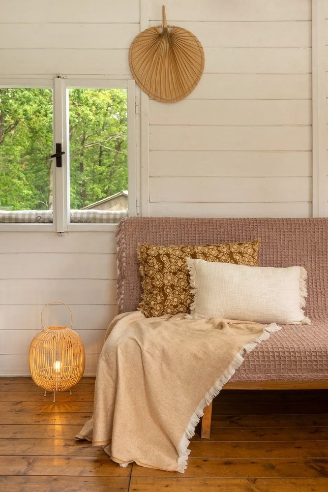 Rattan asztali lámpa - Casa Selección