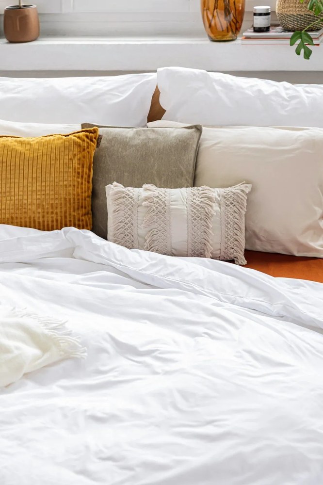 Basics krémszínű pléd, 140 x 180 cm - Euromant