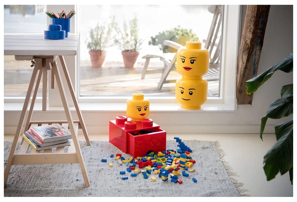 Boy fejformájú tárolódoboz, ⌀ 24,2 cm - LEGO®