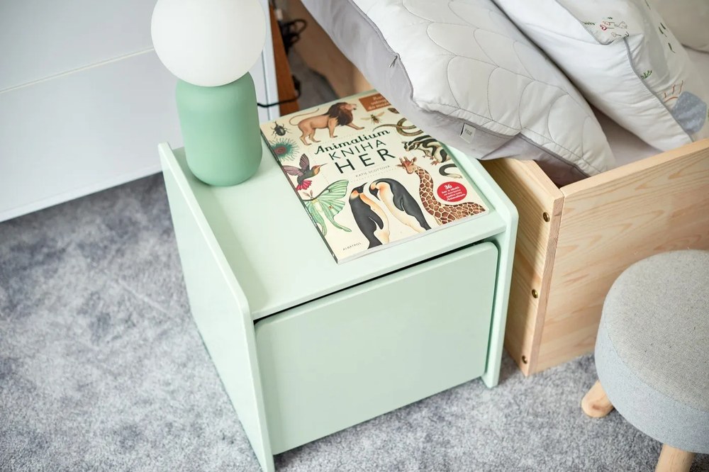 Kiddy mentazöld éjjeliszekrény - Vipack