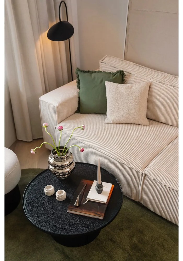 Bézs kordbársony kinyitható kanapé 245 cm Nihad – Bobochic Paris