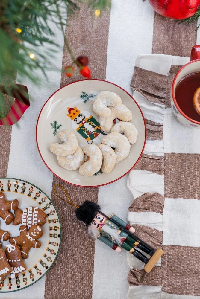 Agyagkerámia bögre szett cappucinóhoz, karácsonyi mintával, 2 db-os, 300 ml Jolly – Bloomingville