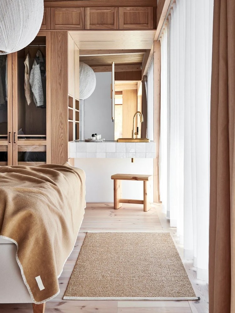 Bézs kültéri-beltéri futószőnyeg 60x150 cm Mono Light Nougat – Pappelina