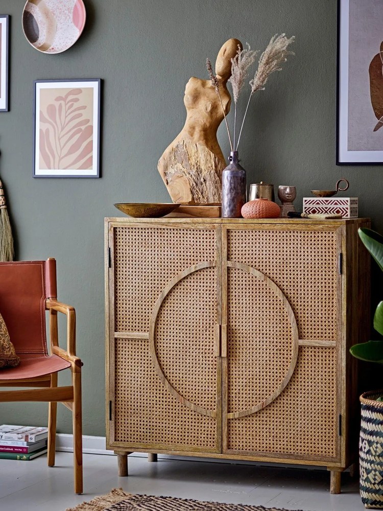 Leona teakfa szobor, magasság 70 cm - Bloomingville