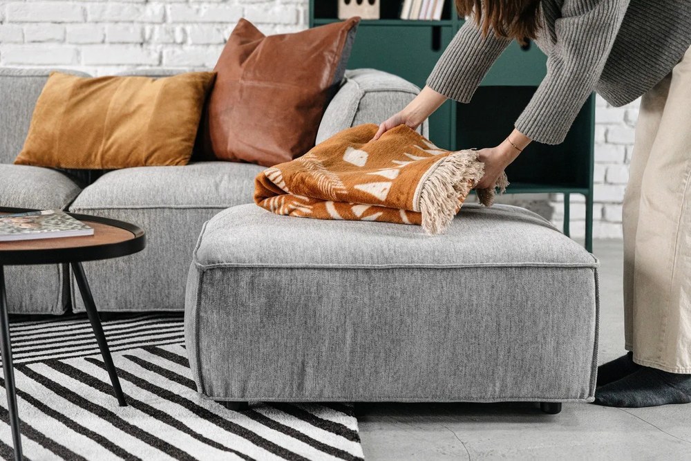 Fairfield világosszürke középső kanapé modul - Bonami Selection