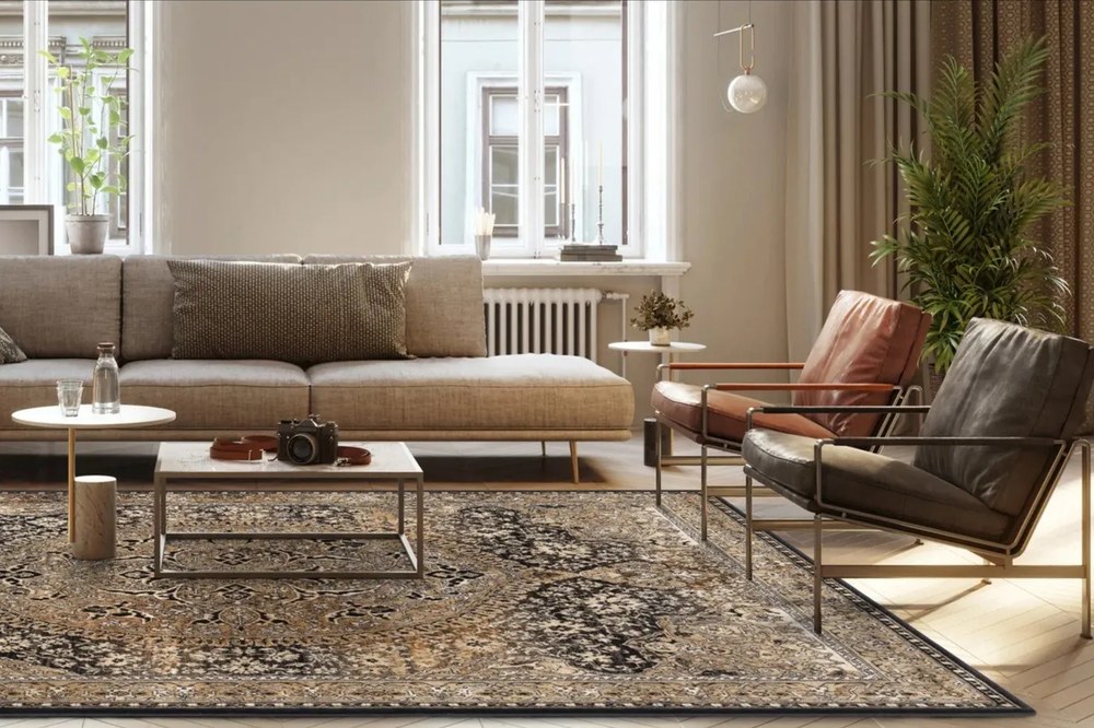 Rézszínű gyapjú szőnyeg 200x300 cm Ava – Agnella