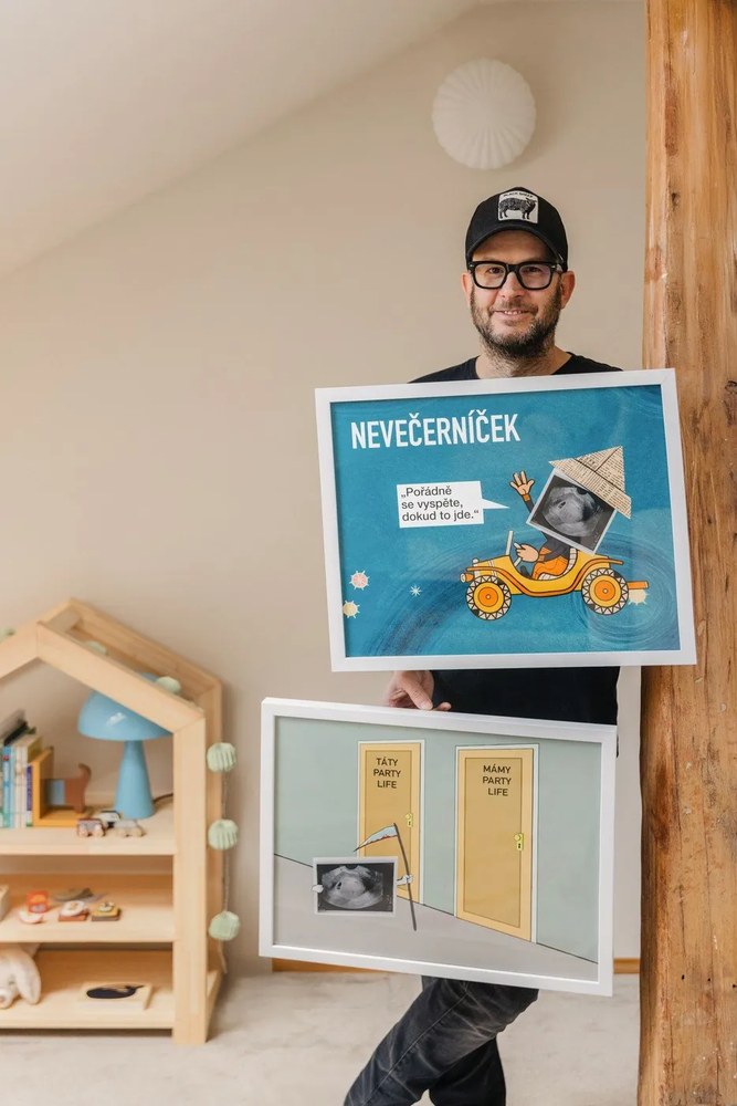 Világoskék asztali lámpa (magasság 33 cm) Mush – Hübsch