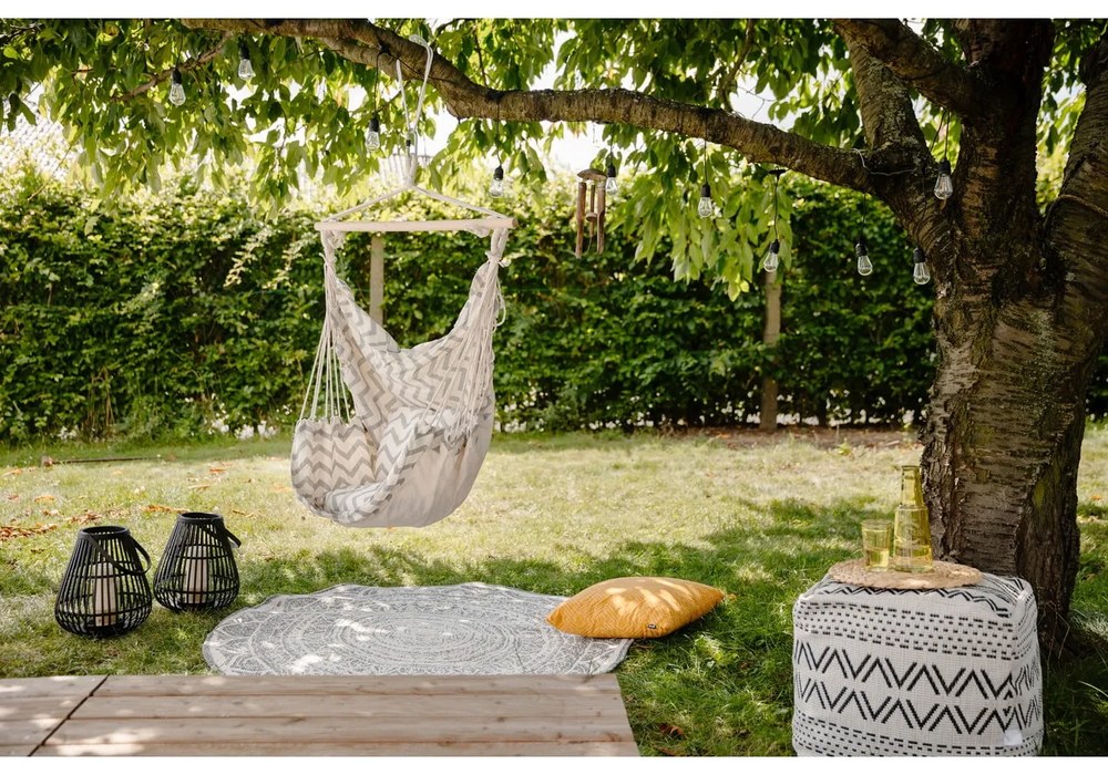Krémszínű párnázott kerti függőfotel Tobago – Garden Pleasure