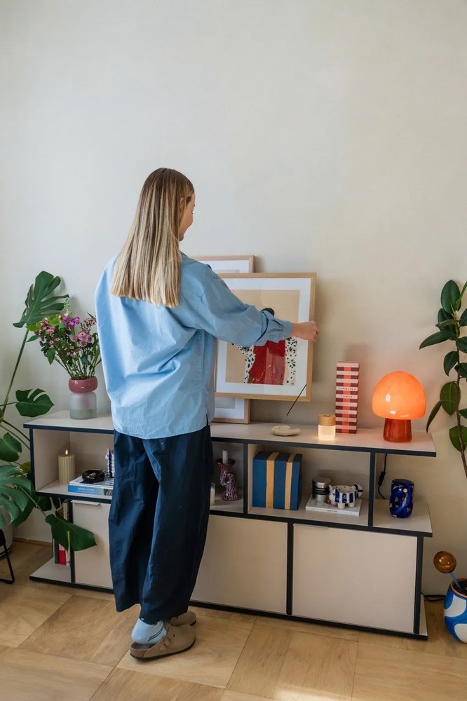 Rózsaszín üveg váza (magasság 19 cm) Kelse – Kave Home