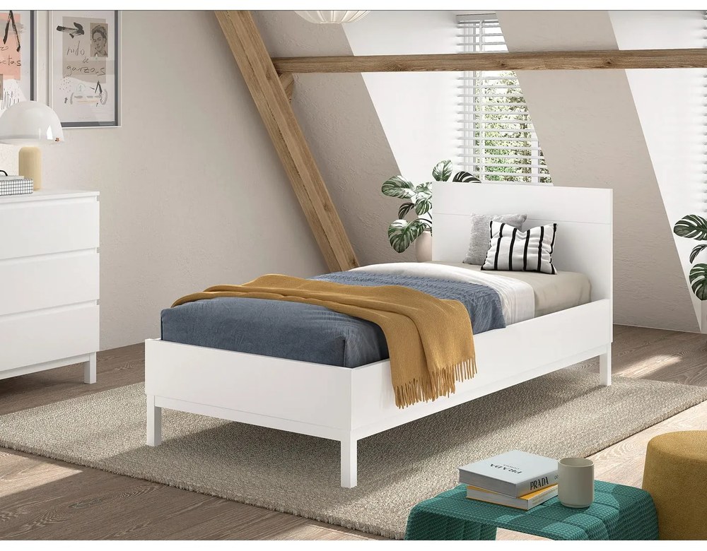 Fehér gyerek komód 99x89x57 cm Eva – Vipack