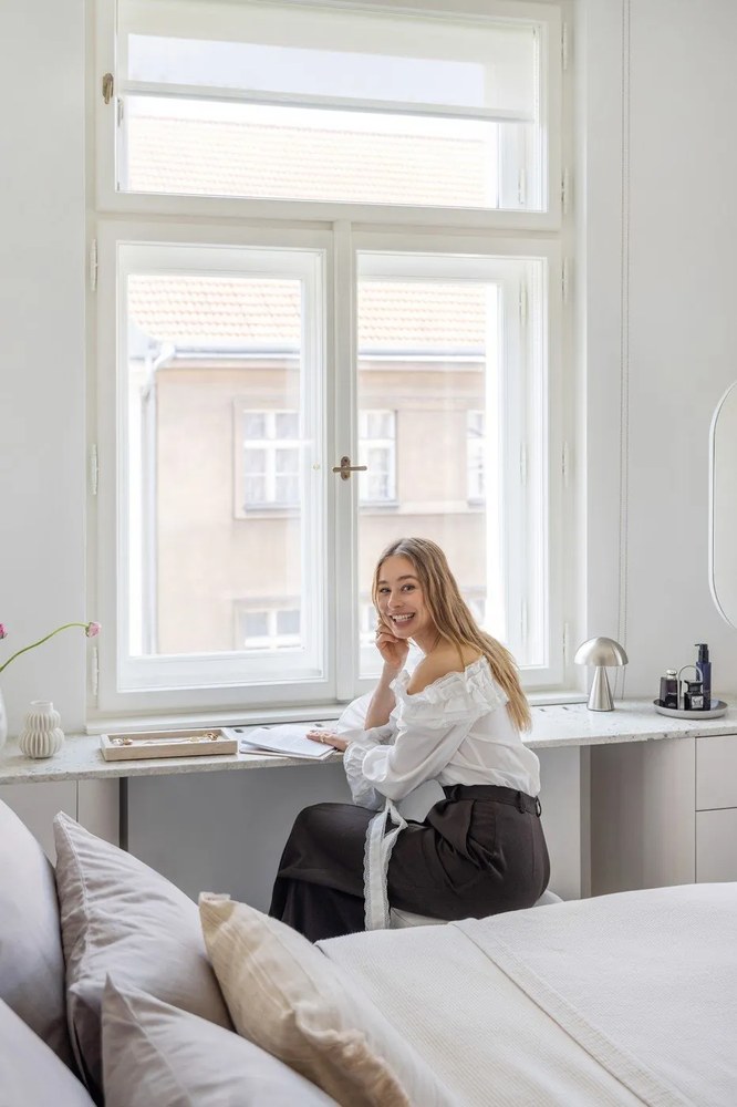 Bézs pamut ágytakaró franciaágyra 180x250 cm Bedar – Kave Home