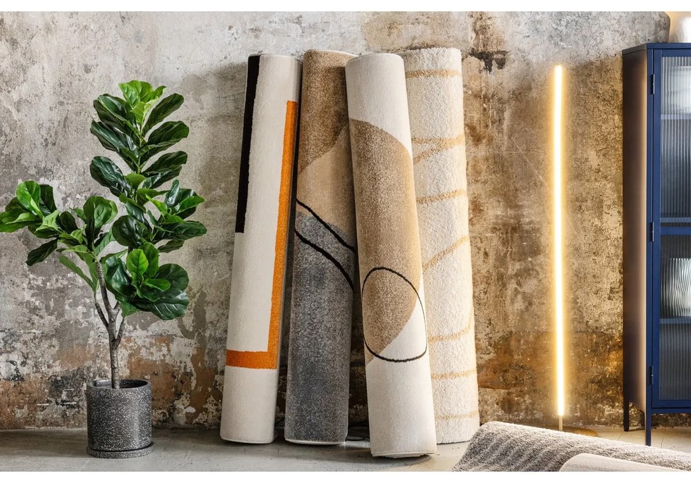 Krémszínű szőnyeg 120x180 cm Routa – Bonami Selection