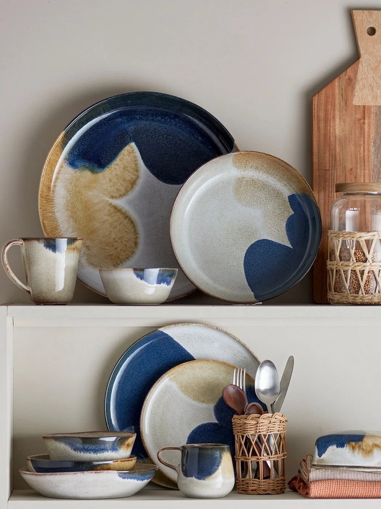 Agyagkerámia étkészlet 12 db-os Jules – Bloomingville