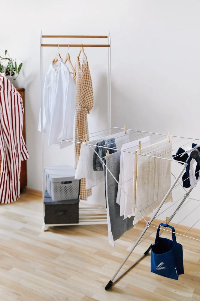 Szürke fedeles textil tárolódoboz 40x30x22 cm Soft Storage – Bigso